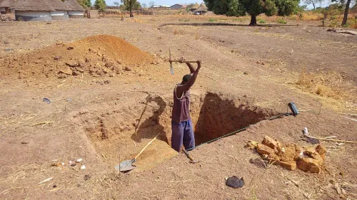 Excavation des fosses septiques